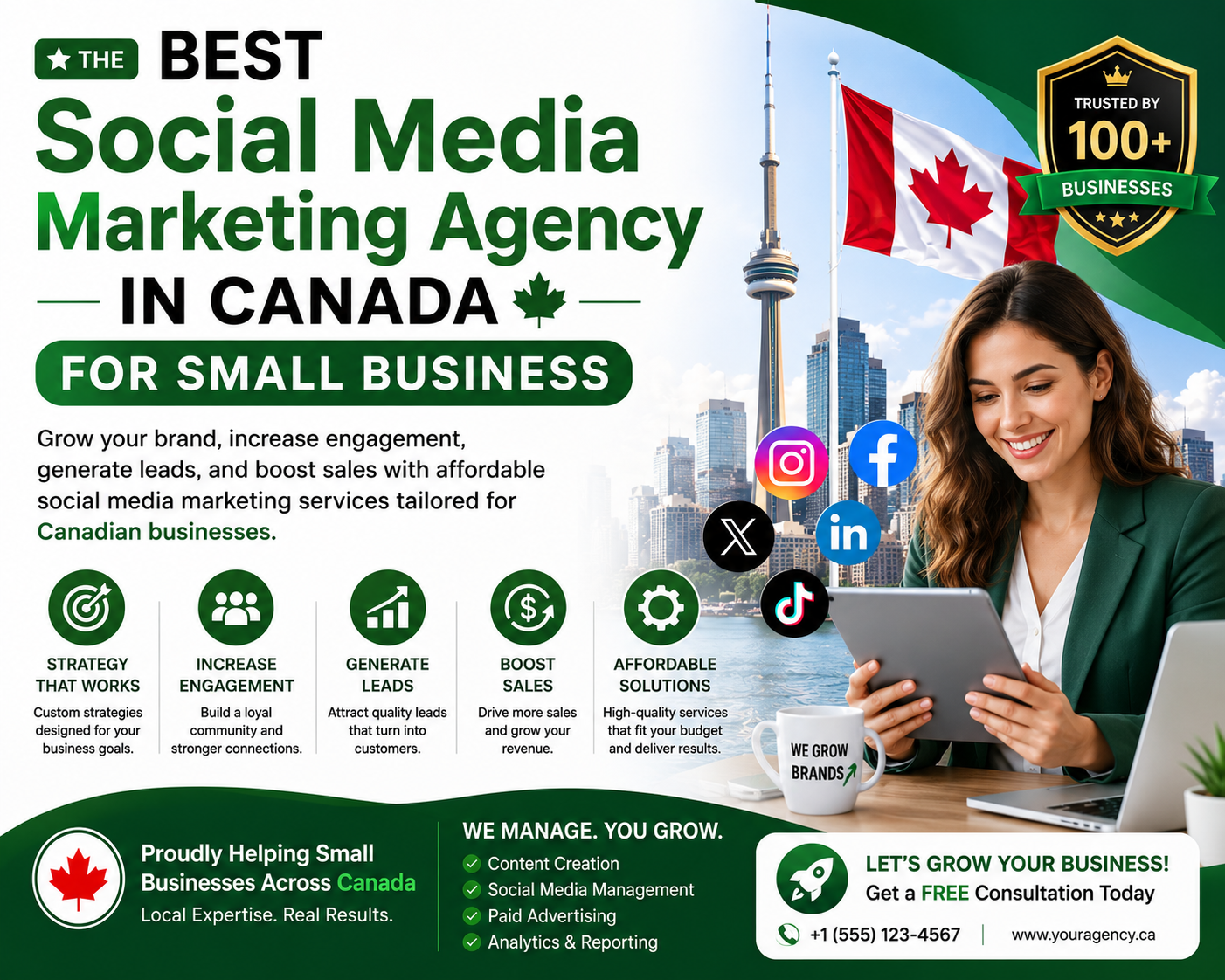 Best Social Media Marketing Agency in Canada for Small Business